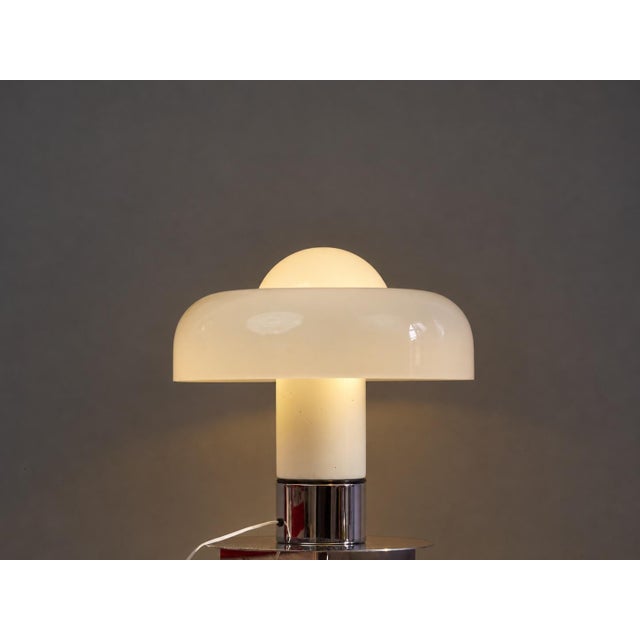 Vintage Italian Table Lamp Brumbury by Luigi Massoni for Guzzini, 1970s For Sale - Image 3 of 16