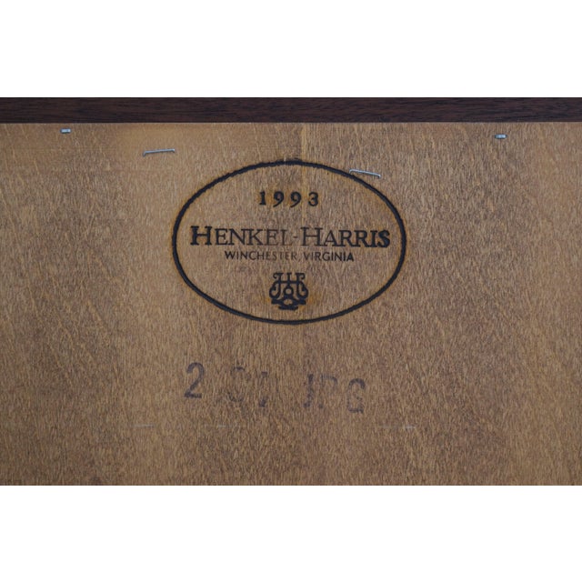 Henkel Harris Mahogany Arch Top Mirror For Sale - Image 10 of 10
