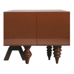 Multileg Sideboard Lacquered in Berry Red by Jaime Hayon for BD Barcelona For Sale