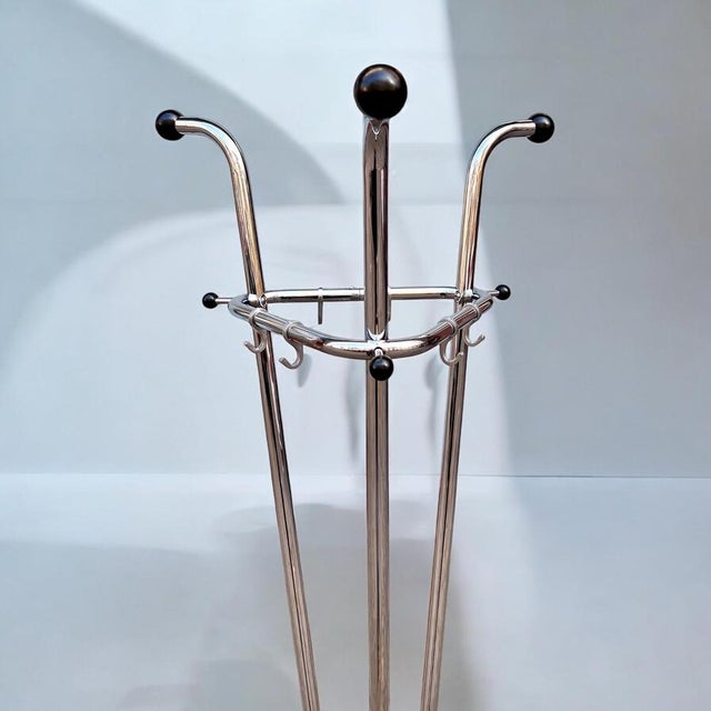 Mid-Century Bauhaus Tubax Coat Rack, Belgium 1950s For Sale - Image 6 of 10