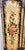 Antique Italian Floral Scarlet & Black Venetian Painted 4 Panel Folding Screen For Sale - Image 15 of 15