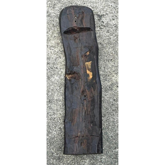 Vintage Hand Carved Tribal Mask For Sale - Image 4 of 12