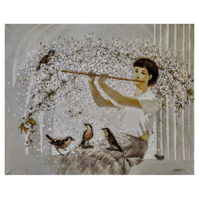 Flute Tune, 2008, Oil on Linen For Sale