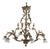 Late 19th Century French Brass Eight-Arm Chandelier For Sale