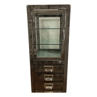 Vintage Pharmacy Cabinet by Dulton for Restoration Hardware For Sale