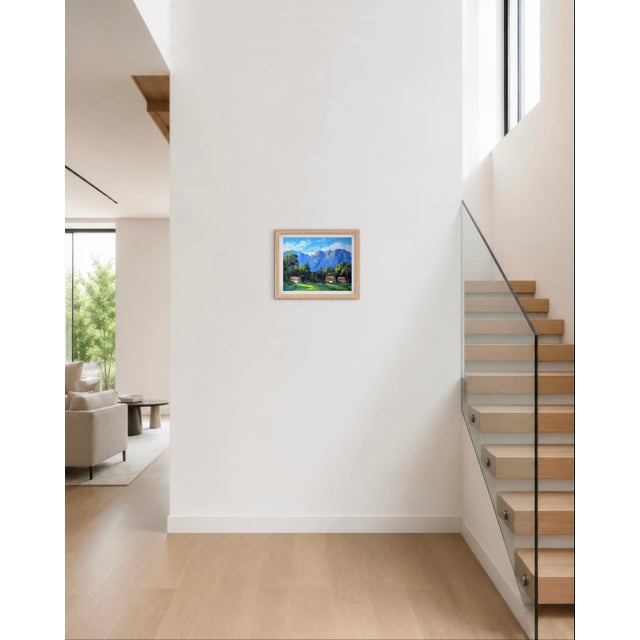 Three Cottages Beneath the Santa Ynez Mountains Three quiet cottages rest beneath the majestic Santa Ynez Mountains in...