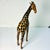 1970s Vintage Safari Boho Chic Italian Leather Wrapped Giraffe and Leopard Figurals - A Pair For Sale - Image 14 of 18