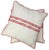 Large 1990s Woven Cotton Pillows- a Pair For Sale - Image 4 of 9