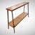 Vintage Stitched Leather and Oak Shelf by Jacques Adnet, 1950s For Sale - Image 4 of 15