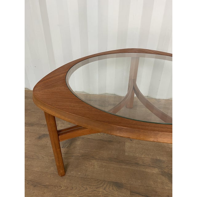Trinity Coffee Table in Teak and Glass from Nathan, 1960s For Sale - Image 10 of 15