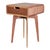Modern End Table With Drawer - 25"h - Walnut For Sale