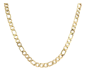 Long 14k Yellow Gold Link Necklace