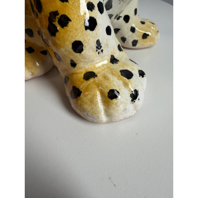 Brown Italian Ceramic Leopard Family Figures, 1960s, Set of 3 For Sale - Image 8 of 18