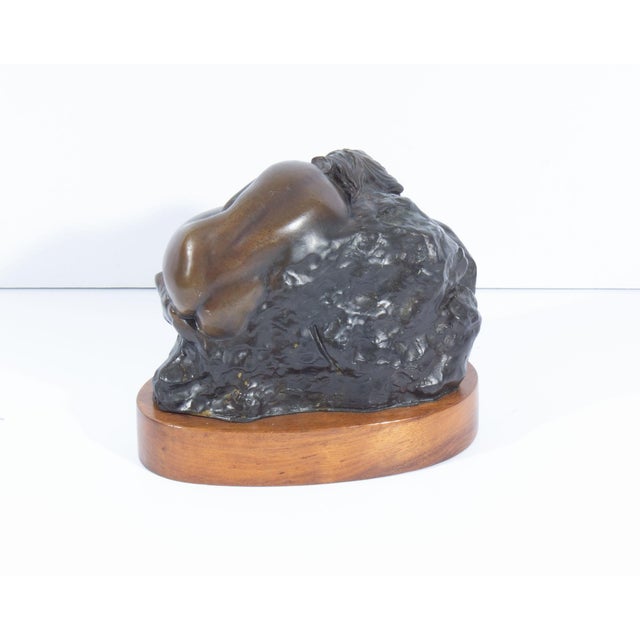 1980s 1989 Bronze Sculpture of a Woman by Huberto Maestas For Sale - Image 5 of 8