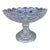 Antique American Pressed Flint Glass Compote "Oval Mitre" Pattern, Circa 1850's For Sale