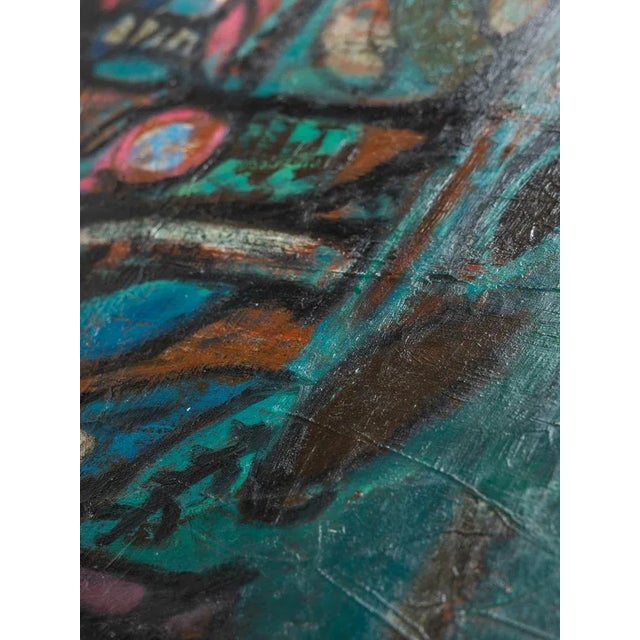 Wilhelm Jan Elsman, Window to the Garden, 20th-century, Oil on Canvas, Framed For Sale - Image 9 of 14