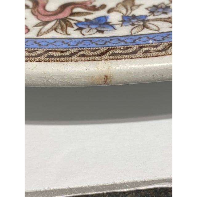 Antique Bates and Walker Aesthetic Movement Bamboo Serving Platter For Sale - Image 11 of 11