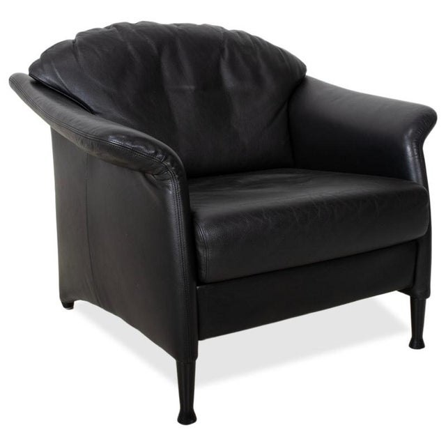 Scarlett Lounge Chair in Black Leather from Walter Knoll / Wilhelm Knoll For Sale - Image 13 of 13