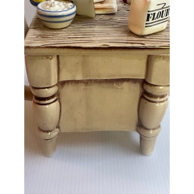 1988 Vintage Paul Cardew Design Collectible Ceramic Novelty Teapot"Baking Day" Made in England For Sale - Image 13 of 18