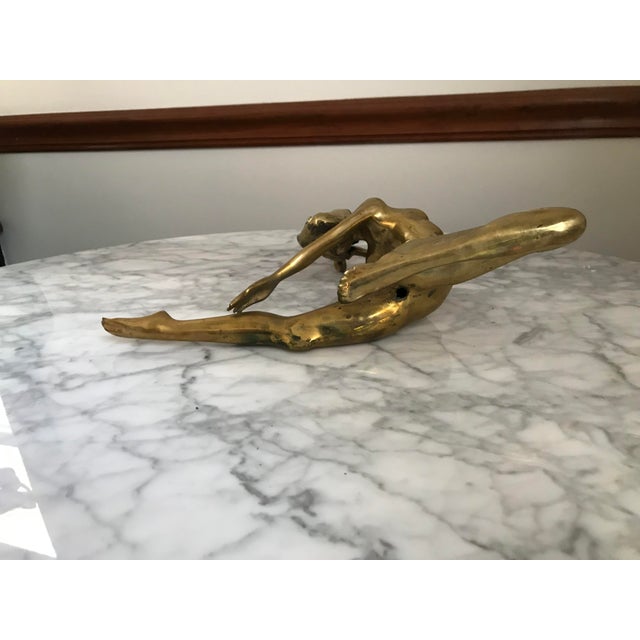 Antique Art Deco Female Nude Brass Sculpture/ Statue Chairish