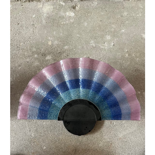 Postmodern Large Glass Wall Lamp from Zonca, Italy, 1980s For Sale - Image 3 of 8