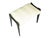 Wood Mid-Century Modern Italian Ottomans in Ivory Skai and Wood, 1950s, Set of 2 For Sale - Image 7 of 10