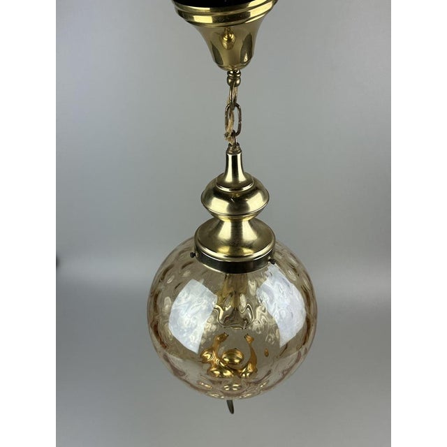 Vintage Space Age Hanging Lamp from Glashütte Limburg, 1960s For Sale - Image 11 of 18