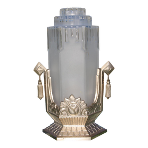 French Art Deco Lamp Signed Gilles