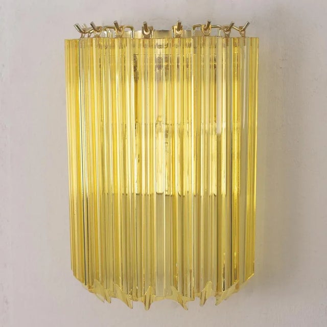 1990s Wall Lamps in Murano Glass, 1990s, Set of 2 For Sale - Image 5 of 12