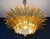 CHECK DIFFERENT VARIANTS Beautiful and incredible Murano Glass chandelier. This chandelier it made by 82 Murano amber...