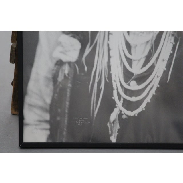 Glass Indian Chief Joseph Wall Decor, 1990s For Sale - Image 7 of 12