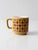 Gold Vintage Geometric Ceramic Mug For Sale - Image 8 of 15