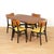 1960s Mid Century Tola Extending Dining Table and Butterfly Chairs by G Plan For Sale In Los Angeles - Image 6 of 15
