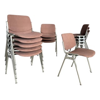 DSC 106 Chairs by Giancarlo Piretti for Anonima Castelli, 1970s, Set of 12 For Sale