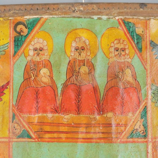 Madonna with Jesus and Saints, Tempera on Panel For Sale - Image 5 of 10