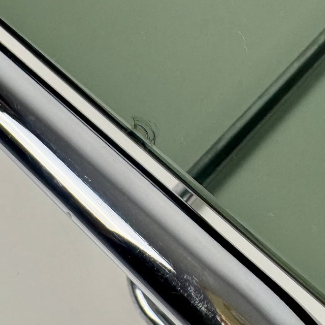 Mid-Century Modern Tubular Steel and Smoked Glass Coffee Table, Italy, 1970s For Sale - Image 6 of 8