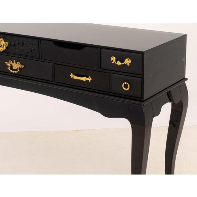 Black Boca Do Lobo "York" Console Table For Sale - Image 8 of 10