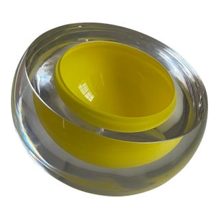 Glass Trinket Bowl by Anna Torfs For Sale