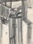 1950s MCM drawing by artist Virginia Spencer from a sketchbook of San Francisco scenes. Unsigned. Combined shipping...