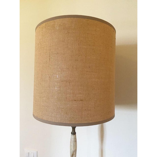 Floor Lamp in Green Alabaster, 1950s For Sale - Image 3 of 16