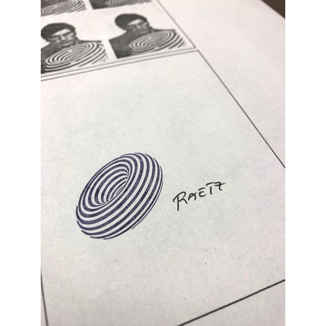 Markus Raetz, Untitled, 1977, Mixed Media, Paper For Sale - Image 3 of 6