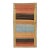 Multicolor Modern Striped Gabbeh Hand-Knotted Wool Rug 4x7 For Sale
