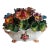 Capodimonte Style Mid- Century Floral Basket Centerpiece For Sale