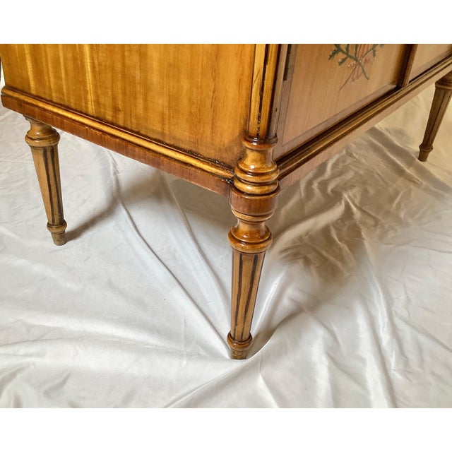Elegant Adam Style Hand Painted Cabinet. For Sale In Philadelphia - Image 6 of 9