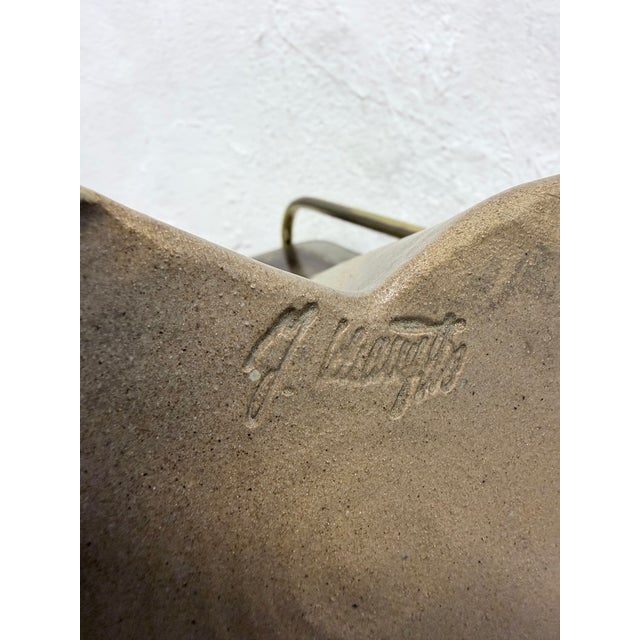 Vase, signed by Jochen Schimpfle. Ceramic. Good used condition. Minor chip on the rim. 22 x 18 cm This piece has an...
