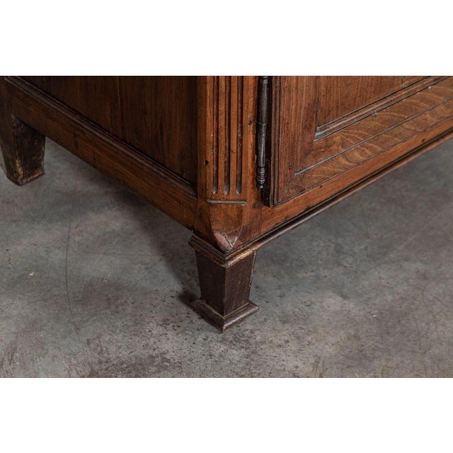 Large French Oak 2-Body Buffet, 1800 For Sale - Image 14 of 18