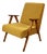 Vintage Golden Velvet Lounge Chair, 1970s For Sale