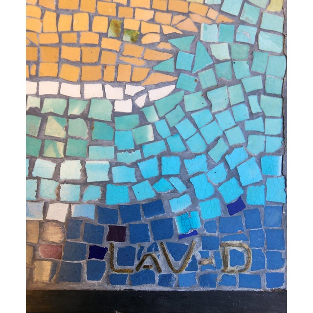 1960s Modernist Caribbean Mosaic Wall Art - Set of 2 For Sale - Image 9 of 11