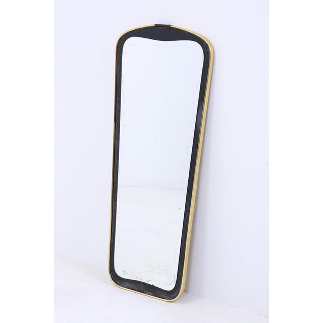 Mid-Century Wooden Hanging Mirror, 1960s For Sale - Image 4 of 11