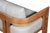 Paradiso Outdoor Teak Chaise - Light Gray Fabric For Sale - Image 11 of 11